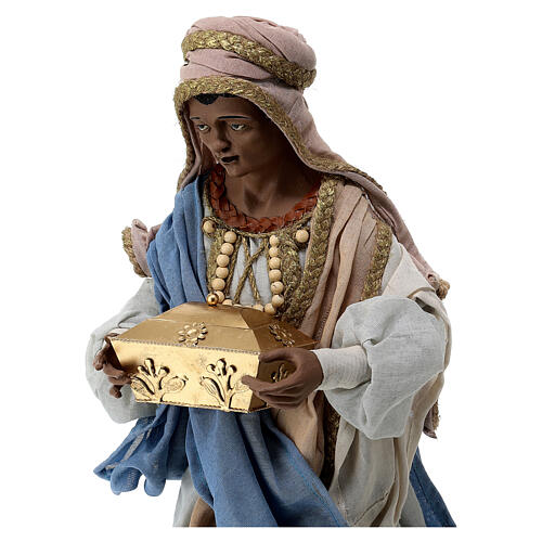 Statue Re Magi 65 cm resina e tessuto Northern Star  4