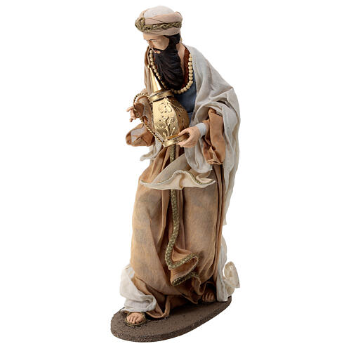 Statue Re Magi 65 cm resina e tessuto Northern Star  5