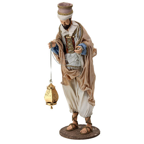 Statue Re Magi 65 cm resina e tessuto Northern Star  6