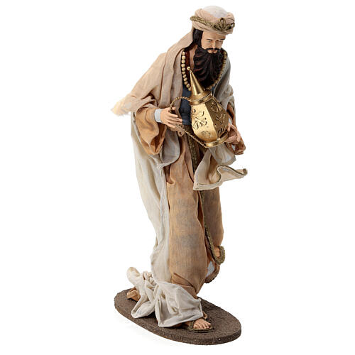 Statue Re Magi 65 cm resina e tessuto Northern Star  8