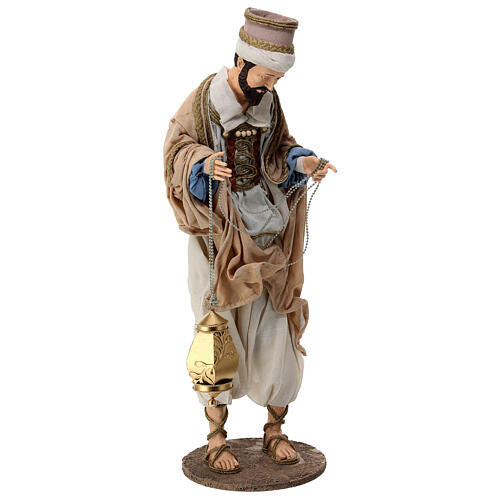 Statue Re Magi 65 cm resina e tessuto Northern Star  9