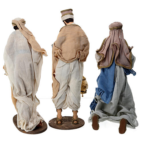 Statue Re Magi 65 cm resina e tessuto Northern Star  11