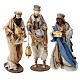 Three Wise Men statues 65 cm resin and cloth Northern Star s1