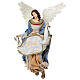Flying angel, resin and fabric, for Northern Star Nativity Scene of 70 cm s5