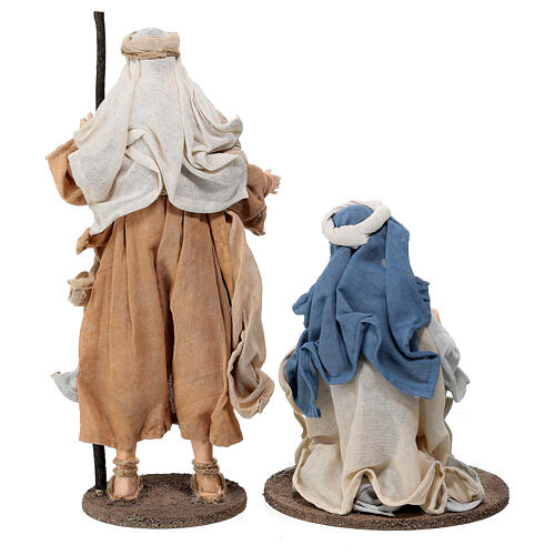 Holy Family, 40 cm, resin and fabric, for Northen Star Nativity Scene of 65 cm 8