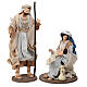 Holy Family, 40 cm, resin and fabric, for Northen Star Nativity Scene of 65 cm s1