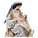 Holy Family, 40 cm, resin and fabric, for Northen Star Nativity Scene of 65 cm s2