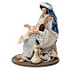 Holy Family, 40 cm, resin and fabric, for Northen Star Nativity Scene of 65 cm s7