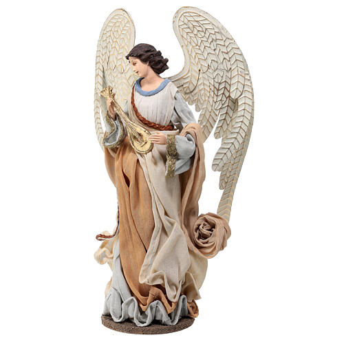 Estatua ángel 45 cm resina y tejido Norrthern Star 3