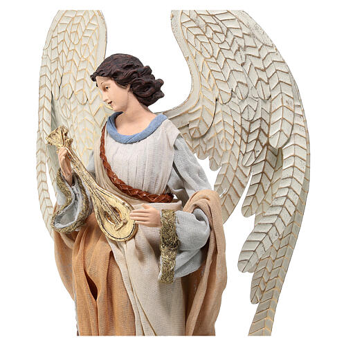 Statuina angelo 45 cm resina e tessuto Northern Star 2