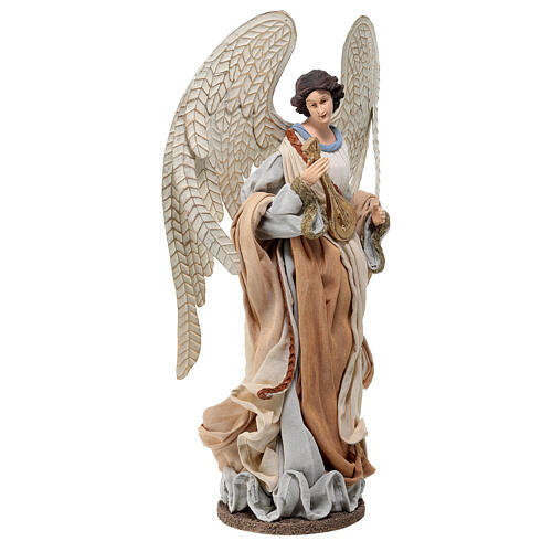 Statuina angelo 45 cm resina e tessuto Northern Star 4