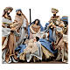 Holy Family and Wise Men, 25 cm, Northern Star, resin and fabric s2