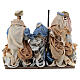 Sagrada Família e Reis Magos resina e tecido 25 cm Northern Star s5