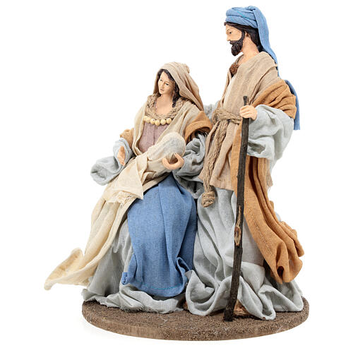 Holy Family resin statue on base Northern Star 30 cm 3