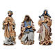 Three Wise Men statue 3 pcs 30 cm resin and cloth Northern Star s1