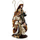 Holy Family figurine on base 65 cm resin and cloth "Christmas Symphonies'' s3
