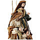 Holy Family figurine on base 65 cm resin and cloth "Christmas Symphonies'' s5