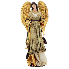 Standing angel, Christmas Symphonies, 65 cm, resin and fabric