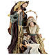 Christmas symphonies Holy Family on base 55 cm in resin and fabric s2