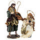 Holy Family statue 45 cm Christmas Symphonies resin and fabric s1