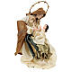 Holy Family statue 45 cm Christmas Symphonies resin and fabric s5