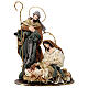 Holy Family set on base resin and fabric 35 cm "Christmas Symphonies" s1