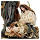 Holy Family set on base resin and fabric 35 cm "Christmas Symphonies" s2