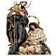 Holy Family set on base resin and fabric 35 cm "Christmas Symphonies" s4