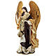 Standing angel, resin and fabric, for Christmas Symphonies Nativity Scene of 45 cm s3