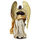 Standing angel, resin and fabric, for Christmas Symphonies Nativity Scene of 45 cm s5