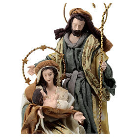 Holy Family statue in resin and fabric 35 cm Christmas Symphonies