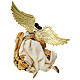 Estatua ángel que vuela 35 cm Christmas Symphonies resina y tejido s5