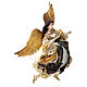 Angel statue flying 35 cm Christmas Symphonies resin and fabric s4