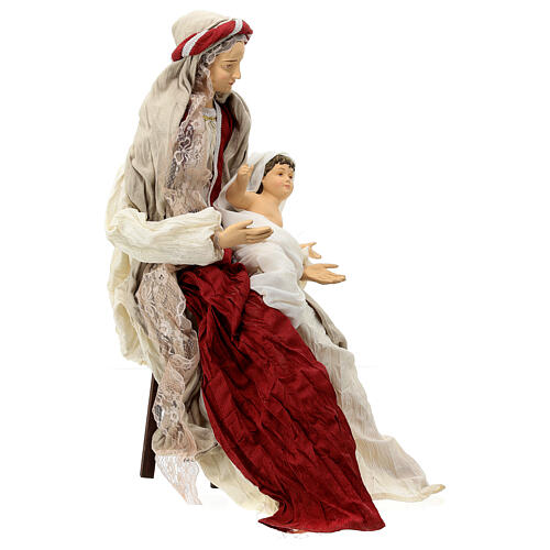 Country Collectibles Nativity, resin and fabric, 80 cm 6
