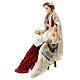 Country Collectibles Nativity, resin and fabric, 80 cm s4