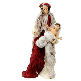 Holy Family figurine Country Collectibles 80 cm resin and fabric