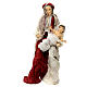 Holy Family figurine Country Collectibles 80 cm resin and fabric s2