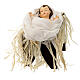 Natività 3 pz Country Collectibles 60 cm resina e tessuto s3