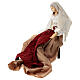 Natività 3 pz Country Collectibles 60 cm resina e tessuto s5