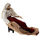 Natività 3 pz Country Collectibles 60 cm resina e tessuto s8