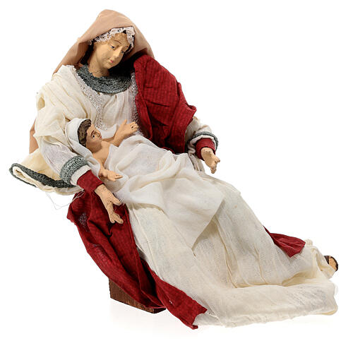 Sacra Famiglia 45 cm resina e tessuto Country Collectibles 6
