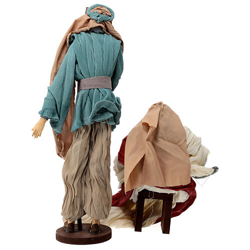 Sacra Famiglia 45 cm resina e tessuto Country Collectibles 7