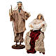 Nativity, set of 2, resin and fabric, for Country Collectibles Nativity Scene of 30 cm s1
