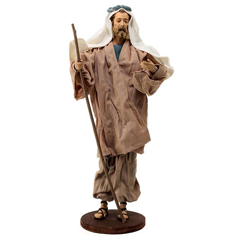 Natività 30 cm in resina e tessuto con asino Country Collectibles 3