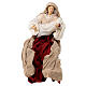 Natività 30 cm in resina e tessuto con asino Country Collectibles s2