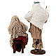 Natività 30 cm in resina e tessuto con asino Country Collectibles s8