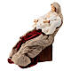Scena narodzin Jezusa 30 cm z osiołkiem, żywica i tkanina, kolekcja Country Collectibles s4
