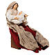 Scena narodzin Jezusa 30 cm z osiołkiem, żywica i tkanina, kolekcja Country Collectibles s6