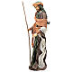 Holy Family set 3 pcs in terracotta and fabric 80 cm s7