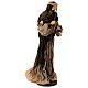 Nativity's statues of terracotta and fabric 50 cm s7